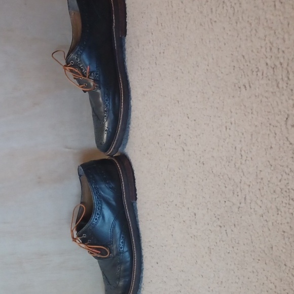 Florsheim Black Leather Brogue Wingtip Oxford - Picture 7 of 15